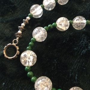 Crackle Bead necklace